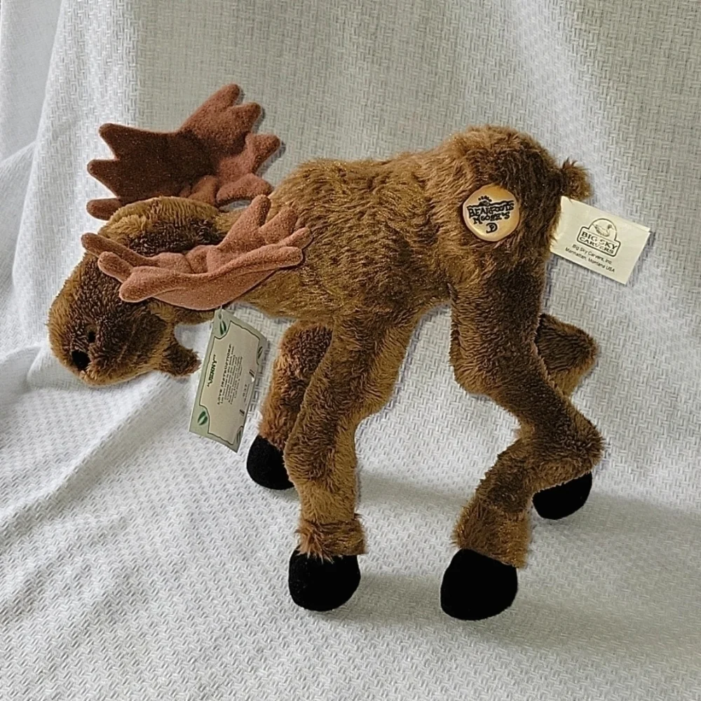 2000 Bearfoots Moose's Jenny Brown Bendable Moose NWT